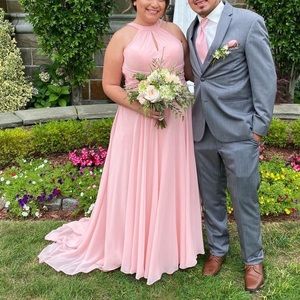 Pink Bridesmaid Dress